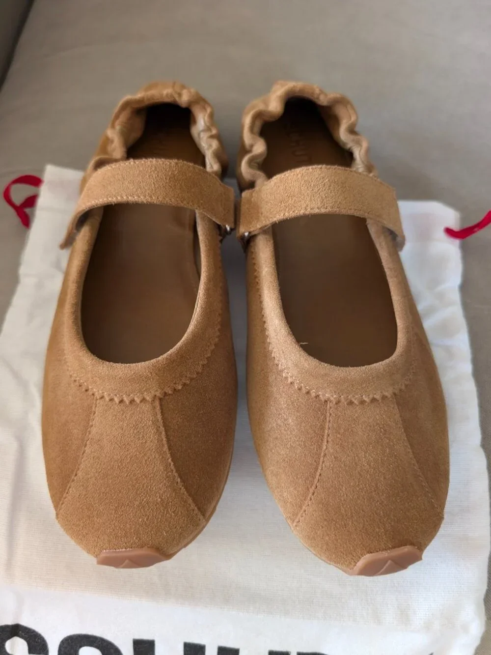 SCHUTZ Vivi Suede Sneakerina, Color Sonora Suede Size 11